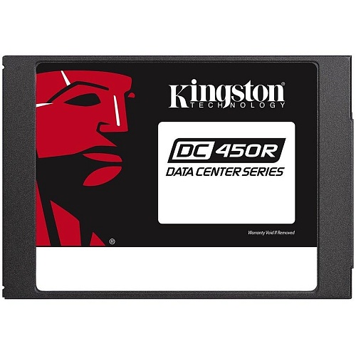 Твердотельный накопитель Kingston. Kingston SSD DC450R, 7680GB, 2.5&amp;quot; 7mm, SATA3, 3D TLC, R/W 560/504MB/s, IOPs 99 000/19 000, TBW 5063, DWPD 0.3 (5 лет)