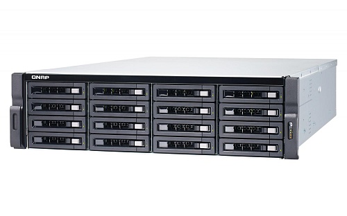 Сетевое хранилище без дисков QNAP. SMB QNAP TS-1683XU-RP-E2124-16G 16-Bay NAS (16x 2.5&amp;quot;/3.5&amp;quot; SATA HDD/SSD), Intel Xeon E-2124 4-core 3.3 GHz (up to 4.3 GHz), 16 GB DDR4 ECC RAM (2 x 8GB) up to 64 GB ( 4 x 16 GB),  4x GbE LAN, 2 x 10GbE SFP+, rackmount 3U,