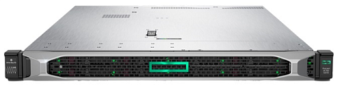 Сервер HPE DL360 Gen10, 1(up2)x 4210R Xeon-S 10C 2.4GHz, 1x16GB-R DDR4, P408i-a/2GB (RAID 1+0/5/5+0/6/6+0/1+0 ADM) noHDD (8/10+1 SFF 2.5&amp;quot; HP) 1x500W (up2), 4x1Gb/s 366FLR, noDVD, iLO5, Rack1U, 3-3-3