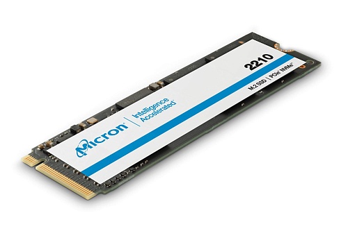 Твердотельный накопитель Crucial. Micron 2210 SSD 512GB, 3D QLC, M.2 (2280), PCIe Gen 3.0 x4, NVMe, R2200/W1070, TBW 180ТБ