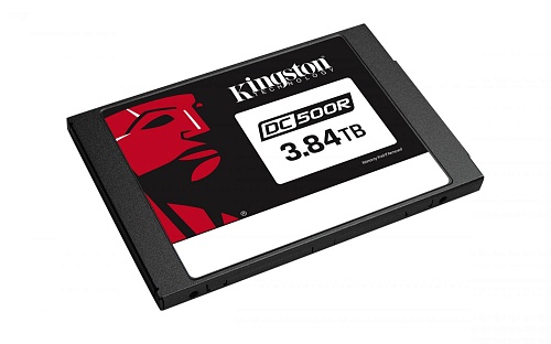 Твердотельный накопитель Kingston. Kingston SSD DC500R, 3840GB, 2.5&amp;quot; 7mm, SATA3, 3D TLC, R/W 555/520MB/s, IOPs 98 000/28 000, TBW 3504, DWPD 0.5 (5 лет)