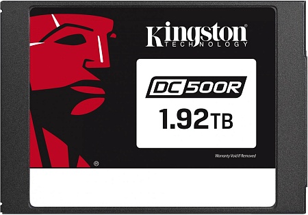 Твердотельный накопитель Kingston. Kingston SSD DC500R, 1920GB, 2.5" 7mm, SATA3, 3D TLC, R/W 555/525MB/s, IOPs 98 000/24 000, TBW 1752, DWPD 0.5 (5 лет)