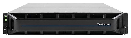 Схд EonStor GS 1000 Gen2 2U/12bay,dual redundant 2x12Gb SAS,8x1G iSCSI+ 2x host board,4x4GB,2x(PSU+F AN Module), 2x(SuperCap.+Flash module),12xdrive trays,1xRackmountki (существенное повреждение коробки)