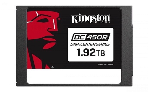 Твердотельный накопитель Kingston. Kingston SSD DC450R, 1920GB, 2.5&amp;quot; 7mm, SATA3, 3D TLC, R/W 560/530MB/s, IOPs 99 000/28 000, TBW 1301, DWPD 0.3 (5 лет)