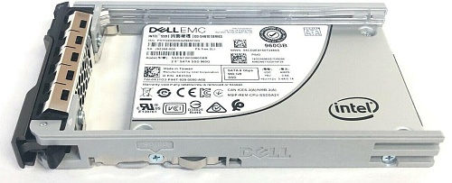 Твердотельный накопитель Dell. 960GB SSD, Mix Use, SATA 6Gbps, 512e, 2.5 in 3.5 HYB CARR, hot plug, S4610, 14G