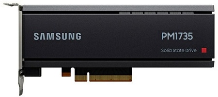Твердотельный накопитель Samsung. Samsung SSD 6400GB PM1735 HHHL PCIe Gen4 x8 R/W 8000/3800 MB/s 1 500 000/250 000 IOPs DWPD3 5Y
