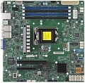 Системная плата SuperMicro. MB Supermicro X11SCH-LN4F-O, 1xLGA 1151, E-2100/2200, C246, 4xDDR4 Up to 128GB Unbuffered ECC/non-ECC UDIMM, 1 PCI-E 3.0 x8 (in x16) and 1 PCI-E 3.0 x8 slots, 8 SATA3 (6Gbps) via C246; RAID 0, 1, 5, 10, 1 VGA, 2 COM, 1 TPM head