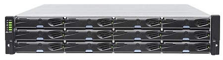Система хранения данных Infortrend EonStor DS1000 Gen2 2U/12bay/Dual controller 2x12Gb SAS EXP/8x1G iSCSI + 2x host board slot(s)/2x2GB/2x(PSU+FAN)/2x (Super capacitor+Flash)/12xdrive tray (существенное повреждение коробки)