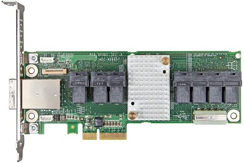 Экспандер SAS интерфейса Intel. RES3FV288 932895 28 internal port and 8 external port, SAS-3 12Gb/s expander card with ports configurable for input or output.