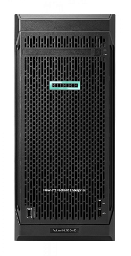 Сервер HPE ML110 Gen10, 1x 3206R Xeon-B 8C 1.9GHz, 1x16GB-R DDR4, S100i/ZM (RAID 0,1,5,10) noHDD (4 LFF 3.5'' HP) 1x550W NHP NonRPS, 2x1Gb/s, noDVD, iLO5, Tower-4,5U, 3-3-3