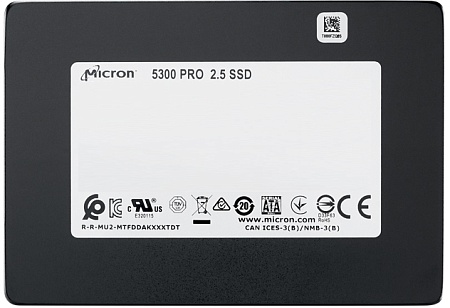Твердотельный накопитель Crucial. Micron 5300 PRO 7680GB 2.5 SATA Non-SED Enterprise Solid State Drive